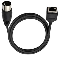 Midi 5-polige Din-Buchse auf RJ45 8 P8C Adapter kabel