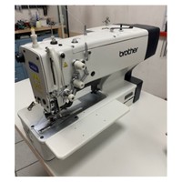 Machine à coudre à plat et à boutonnières Brother HE-800C, contrôlée par ordinateur, machine à coudre industrielle