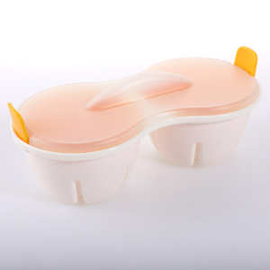 Cuociuova a Doppia Cavità per Uso Domestico nel Microonde con Funzione Multipla di Separazione del Tuorlo, Facile da Pulire - Product Image 1