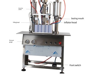 Filling Sealing Machine <b>Spray</b> Can Air Freshener Filler Aerosol Gas Filling and Sealing Machine for <b>Spray</b> Can - Product Image 3