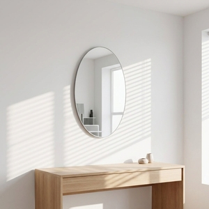 Specchio Rettangolare a Tutta Altezza, Vetro Spesso 4mm, Montaggio a Parete in Alluminio, Design Moderno per Camera <span class=keywords><strong>da</strong></span> Letto e Soggiorno - Product Image 5