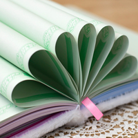 Joli carnet en peluche blanc et duveteux avec broderie de cœur de dessin animé, logo personnalisé en feuille, service OEM, cadeau de papeterie pour les fêtes, fourniture en gros