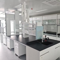 Banc de laboratoire en acier à structure modulaire, table de laboratoire étanche, banc de laboratoire pour étudiants à structure en acier