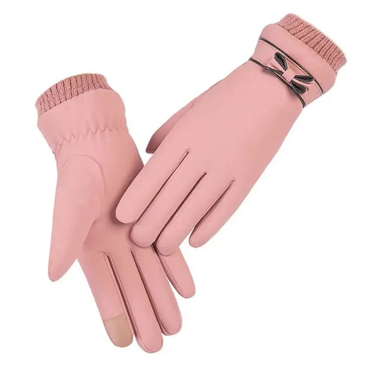 Women bike warm gloves winter full finger gloves touch screen Waterproof Mittens gloves