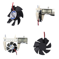 Ventilateur axial DC industriel sans balais 50 mm 50x50x10 mm 5v 12v 24v pour éclairage LED de voiture / carte graphique