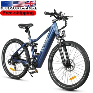 미국 1 년 보증 SAMEBIKE 26 "알루미늄 합금 산 Ebike 750W 14AH 전기 자전거 서스펜션