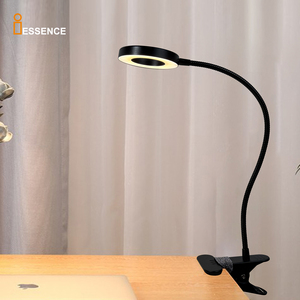Mini lampe à clipser <span class=keywords><strong>pour</strong></span> <span class=keywords><strong>livre</strong></span>, lampe de bureau LED flexible à col de cygne, rechargeable par USB, à intensité réglable, protection des yeux, <span class=keywords><strong>pour</strong></span> l'étude et la lecture - Product Image 1