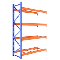 Sistemas de estantes de almacenamiento de servicio pesado industrial de 4 capas Estanterías de metal Estanterías de palés de almacén de metal