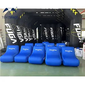 Customized promotion inflatable sofa sport fairs air tight seating outdoor events advertising stool trade show air chair