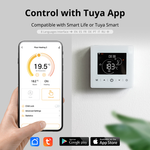 <span class=keywords><strong>Thermostat</strong></span> d'ambiance filaire Tuya WiFi <span class=keywords><strong>pour</strong></span> le contrôle du chauffage de la <span class=keywords><strong>chaudière</strong></span> à <span class=keywords><strong>gaz</strong></span> - Product Image 2