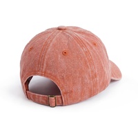 Casquette de baseball à 6 panneaux non structurée en coton lavé de haute qualité, personnalisable en gros, broderie, casquette de papa