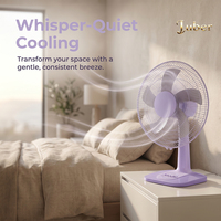 Ventilateur de table, pièces de rechange gratuites, électrique, AC/DC, portable, rétro, oscillant, en métal
