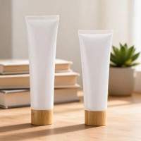 Tubos Exprimibles con Diseño Flexible y Tapas de Rosca, Crema de Manos con Impresión UV, Ideal para Tiendas de Belleza, Salones, Residencias, Tubo Cosmético