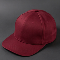 Gorras de Béisbol Deportivas de 6 Paneles, Estilo Dobby, con Visera Plana, Cierre a Presión, Personalizables con Bordado, de Alta Calidad, Unisex, en Poliéster/Algodón