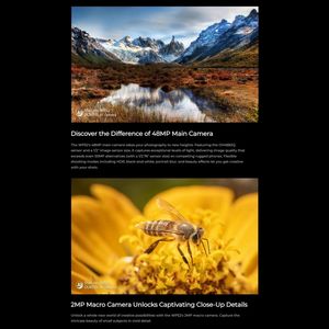 Versión global Oukitel WP52 5G Smartphone resistente 6,6 "HD + Pantalla 4GB + 256GB MTK Dimensity 6100 + Octa Core 6500mAh 48MP Cámara - Product Image 4