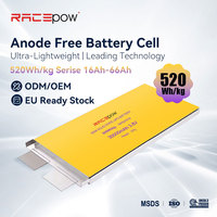 Batterie UAV sans anode Racepow 532Wh/kg, cellule à semi-conducteurs haute tension 3.8V 21000mAh, batterie ultra-légère haute densité pour drones