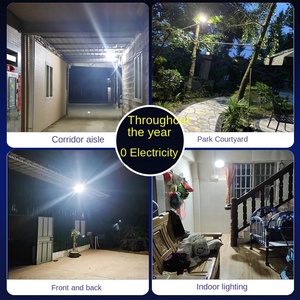 200W LED Projecteur Solaire Corps En Aluminium IP65 Étanche Cote Angle Réglable de Panneau pour Application de Paysage - Product Image 5