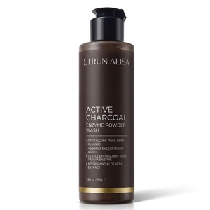 ETRUN ALISA Marque Privée Poudre Enzymatique Purifiante au Charbon Actif Nettoyant Exfoliant Visage <span class=keywords><strong>Nettoyage</strong></span> Profond <span class=keywords><strong>de</strong></span> la <span class=keywords><strong>Peau</strong></span> - Product Image 1