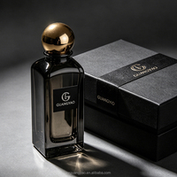 Flacon de parfum rectangulaire mat de luxe en verre épais 100 ml, personnalisable avec logo, coffret cadeau, haute qualité, marque privée, parmi les plus vendus