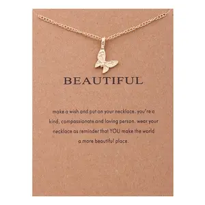 Heart Butterfly Pearl Jewelry Initial Flower Men's Fashion Women Charm Cheap Moon Animal Mens Shaped Pendant Necklace