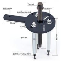 Kit d'outils multifonctions de démontage de roulements intérieurs de moyeu de roue Extracteur universel de roulements pour mécanicien automobile