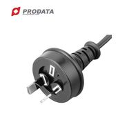 Cable de Alimentación PRODATA con Enchufe de 2 Pines 0.75~1.0mm2/2C NZS 3112, 125V~250V /CE para Dispositivos Electrónicos/Audio