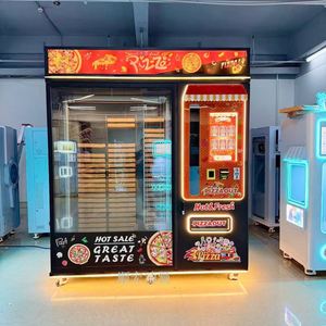 Máquina Expendedora de Pizza Inteligente Totalmente Automática, Habilitada para SDK, Operada con Monedas/Efectivo/Tarjeta de Crédito, Multilingüe, Sin Personal, 69 Piezas, 55 Pulgadas - Product Image 2