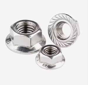 Din6923 thép không gỉ lục giác mặt bích <span class=keywords><strong>Nut</strong></span>, thép carbon Xử lý bề mặt mạ kẽm - Product Image 3