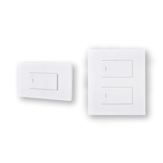 White Waterproof Retro Electric Wall Switches Home Light Switch and Sockets Blank Plate China Factory Direct Sale 86 Type