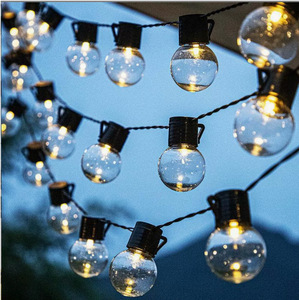 Guirlande lumineuse décorative d'extérieur G50 à ampoules <span class=keywords><strong>LED</strong></span>, grandes lanternes sphériques, lumières d'ambiance pour le camping, vente en gros directe. - Product Image 3