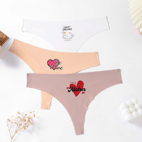 Ventes en gros de sous-vêtements pour femmes, culottes sans couture, logo personnalisé, taille mi-haute, respirantes, sous-vêtements pour femmes