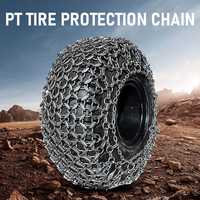 Cadenas de Protección para Neumáticos PT de Alta Resistencia, Acero Aleado Tratado Térmicamente, Resistentes a Impactos, para Cargadoras, Excavadoras y Tractores, Ancho Superior a 255 mm