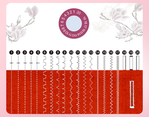 Ce ET L nhiệm vụ nặng nề maquina de costura máy một coundre jeans FHSM-618 20 khâu hộ gia đình trong nước <span class=keywords><strong>zigzag</strong></span> máy may - Product Image 2