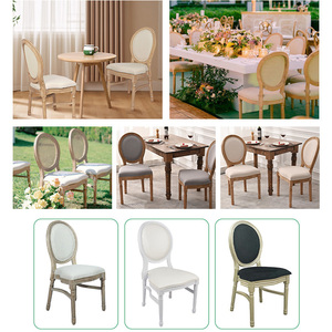 Event Rental Upholstered French Style Vintage <strong>Wooden</strong> Louis <strong>Chair</strong> Silla Popular Stackable Louis Wedding <strong>Chair</strong> <strong>for</strong> <strong>Sale</strong> - Product Image 6