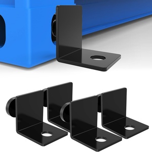 Ancres de conteneurs maritimes en acier robuste galvanisé à chaud noir avec verrouillage latéral torsadé, accessoires et pièces pour conteneurs - Vente en gros - Product Image 1