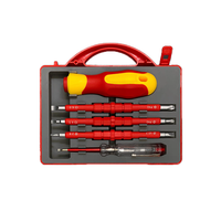 Screwdriver Set for Electricians and Home Repairs, a Multi-functional Tool Kit with Strong Magnetic Tips and High Hardness.