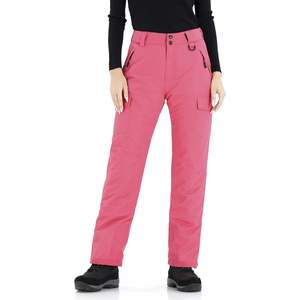 Pantalones Cargo de esquí y snowboard con aislamiento XL para mujer, ropa de invierno impermeable, características térmicas cálidas a prueba de viento 2025 - Product Image 4