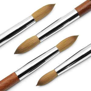 Factory Customized Kolinsky <b>Brush</b> for Acrylic Nails logo 16 18 American Standard Acrylic Powder - Product Image 1