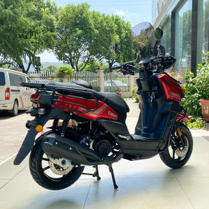 Llamativo MODELO DE Color <span class=keywords><strong>rojo</strong></span> TANK150CC Motor refrigerado por aire Freno de disco trasero delantero Tablero colorido Velocidad máxima 85kmh Ciclomotor de gas - Product Image 5