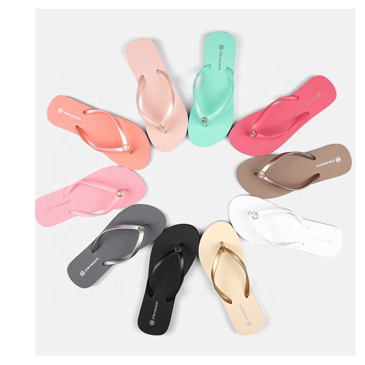 Trong Nhà Ngoài Trời Flip-Flops Bãi Biển Phẳng Slides Dép Tất Cả Các Màu Sắc Flipflops Strass Phụ Nữ Flip Flops Nhà Sản Xuất