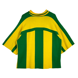 Jersey de Rugby de Punto con Diseño de Logotipo Personalizado OEM, Camiseta de Béisbol de Punto con Franjas Verticales Únicas, Jersey Deportivo de Punto de Alta Calidad, Polo - Product Image 6