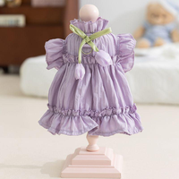 Robe de luxe légère en polyester pour chien et chat, coupe princesse, plissée tulipe, lavable, populaire, pour printemps/été, vêtements pour animaux de compagnie Teddy
