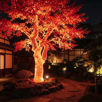 Guirlandes lumineuses LED pour arbre, étanches IP65, télécommandées, pour intérieur/extérieur, lumières féériques, jardin, mariage, paysage, parc, Noël