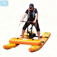 Bateau gonflable plat à cadre en aluminium pour 1 personne avec tapis flottant avant, flottabilité stable, pliable, pour hôtel, de Chine Lumark