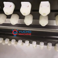 YUCHO Nouvelle machine à fabriquer des cupcakes entièrement automatique à haute productivité 220V/380V avec garantie d'un an, ligne de production connectable