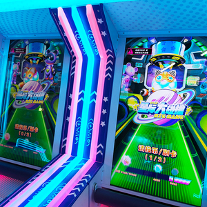 Trong nhà xu-hoạt động thể thao Arcade tương tác trò chơi kỹ thuật số mô phỏng <span class=keywords><strong>Video</strong></span> Game Console trẻ em Mini Bowling alley máy - Product Image 3