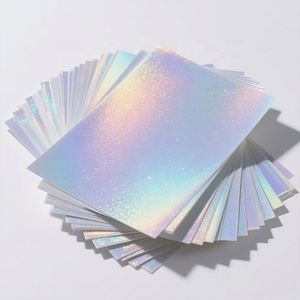 Nhà Máy Bán buôn <span class=keywords><strong>A4</strong></span> kích thước tùy chỉnh Holographic Laser Nhãn dán nhãn tấm Holographic Vinyl Nhãn sáng bóng - Product Image 1