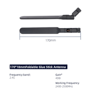 Antenne en caoutchouc HONGXIN, connecteur SMA mâle 2,4 GHz, antenne fouet omnidirectionnelle pour routeur sans fil, PC, WiFi, carte réseau Bluetooth