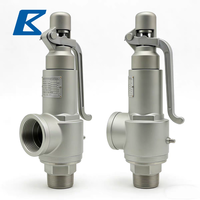 Vanne de sécurité filetée en acier inoxydable SS304 SS316 NPT BSP, vanne de décharge de pression pour l'eau, l'huile, le gaz, l'air