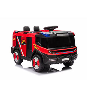 Petites voitures électriques pour bébés quatre roues motrices camion de pompiers de police à piles - Product Image 3